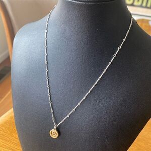 KCB sterling silver necklace